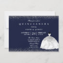 Search for white dress quinceanera invitations Glitter