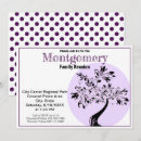 Search for purple tree invitations Trendy