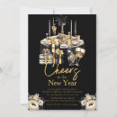 Search for champagne new years eve party invitations Modern