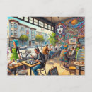 Recherche de cappucino cartes postales Aquarelle