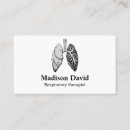 Search for lung business cards Minimal