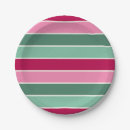 Search for pink christmas paper plates Stripes