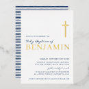 Search for navy blue christening invitations Stylish