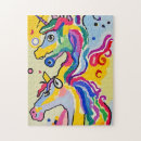 Recherche de peintures colorées puzzles Composition