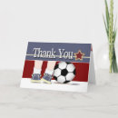 Search for soccer thank you cards Blue