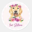 Search for cute golden retriever stickers Birthday