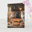 Search for pizza birthday cards Cat