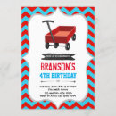 Recherche de wagon invitations Rouge