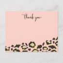 Search for leopard thank you cards Pattern