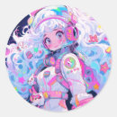 Search for anime girls stickers Space