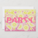 Search for pink lemonade birthday invitations Party