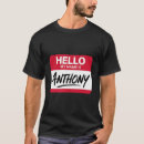 Search for anthony tshirts History