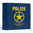 Search for police binders Officer