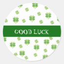 Search for good luck shamrock stickers Ireland