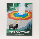 Search for yellowstone national park puzzles Wyoming montana vacation