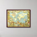 Search for antique maps canvas prints Atlas