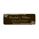 Search for blue gold return address labels Golden