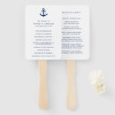 Search for nautical wedding programs Navy blue