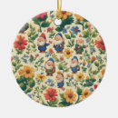 Search for gnome ceramic ornaments Cute