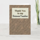 Search for science teacher thank you cards School