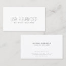 Recherche de type moderne cartes visite Professionnel