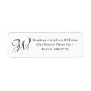 Search for dark gray return address labels Classic