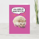 Search for funny hedgehog cards Animal