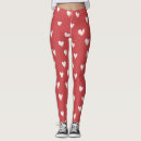 Search for valentines day leggings Red