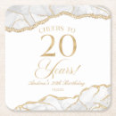 Search for 20th barware Cheers to 20 years