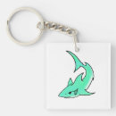 Search for blue shark keychains Cartoon
