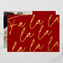 Search for fa la la la la christmas cards Modern