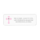 Search for pink cross return address labels Confirmation