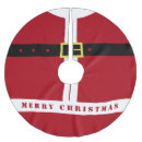 Search for funny tree skirts Santa