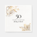 Search for 50th anniversary napkins 50 years