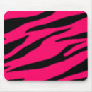 Search for zebra pink mousepads Black