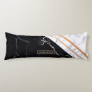 Recherche de marbre noir et blanc coussins Glamour