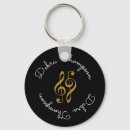Search for treble clef keychains Black