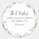 Search for winter wreath return address labels Boho