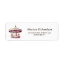 Search for twin baby shower return address labels Pink