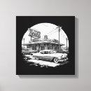 Search for retro diner art Wall