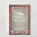 Search for rustic anniversary invitations Contemporary
