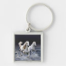 Search for horses running keychains White horse