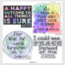 Search for miracles stickers Jesus