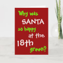 Search for funny golf christmas cards Golfer