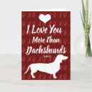 Recherche de dachshund saint valentin cartes Drôle