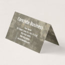 Search for concrete business cards Architect