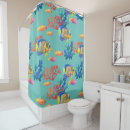 Search for coral beach shower curtains Watercolor