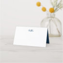 Recherche de simple wedding place cards Classique