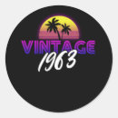 Search for made in 1963 stickers Vintage