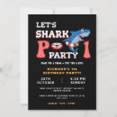 Recherche de shark pool party invitations Fête d'anniversaire de requin